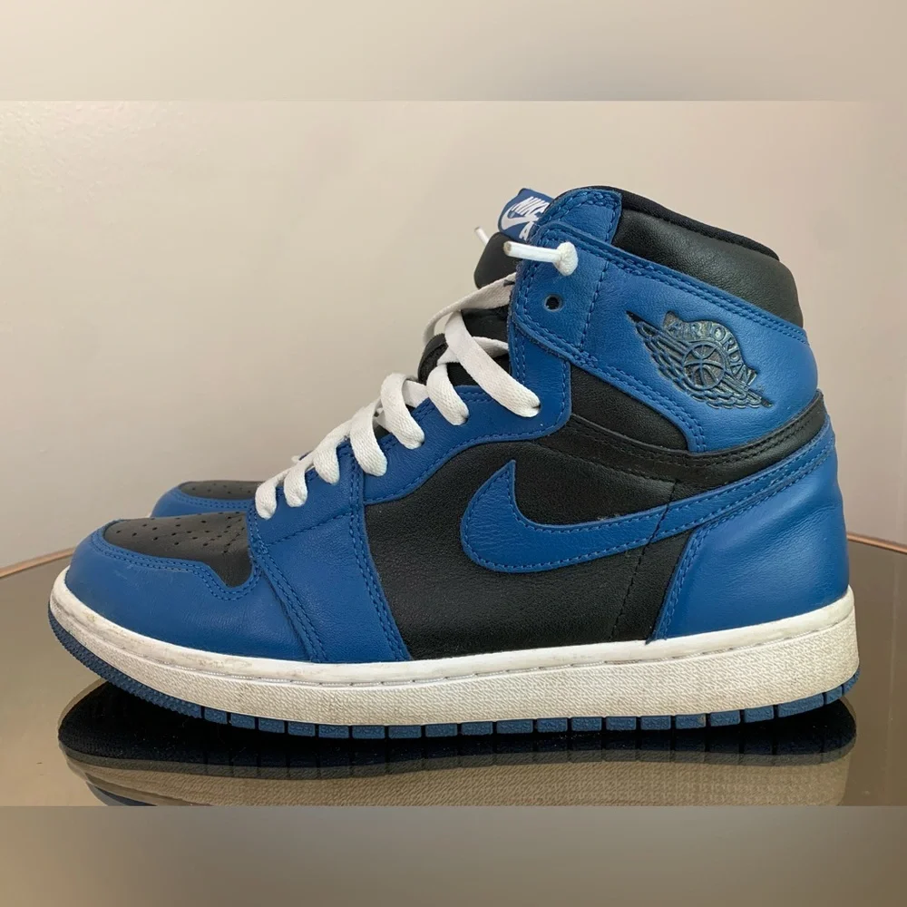 Air Jordan 1 Retro High‎ OG Dark Marina Blue 555088-404 Men's Size 9.5